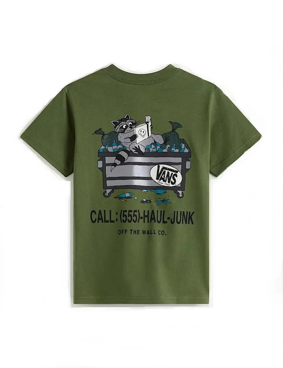 T-Shirt mit kurzen Ärmeln für Herren Vans Vn000xbqgrk1 Grün. 2/4