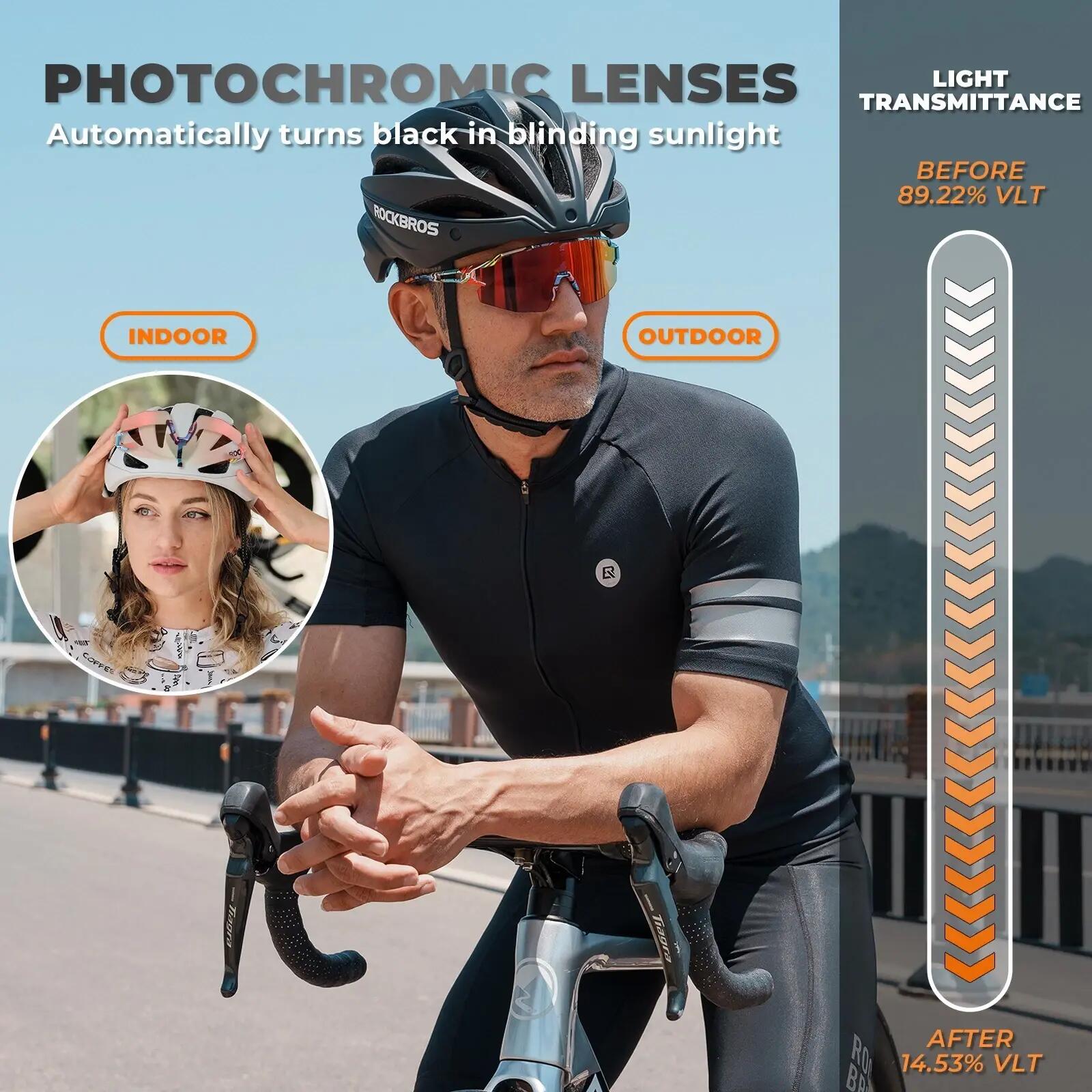 Fahrradbrille polarisiert mit TAC-Linsen 6/7