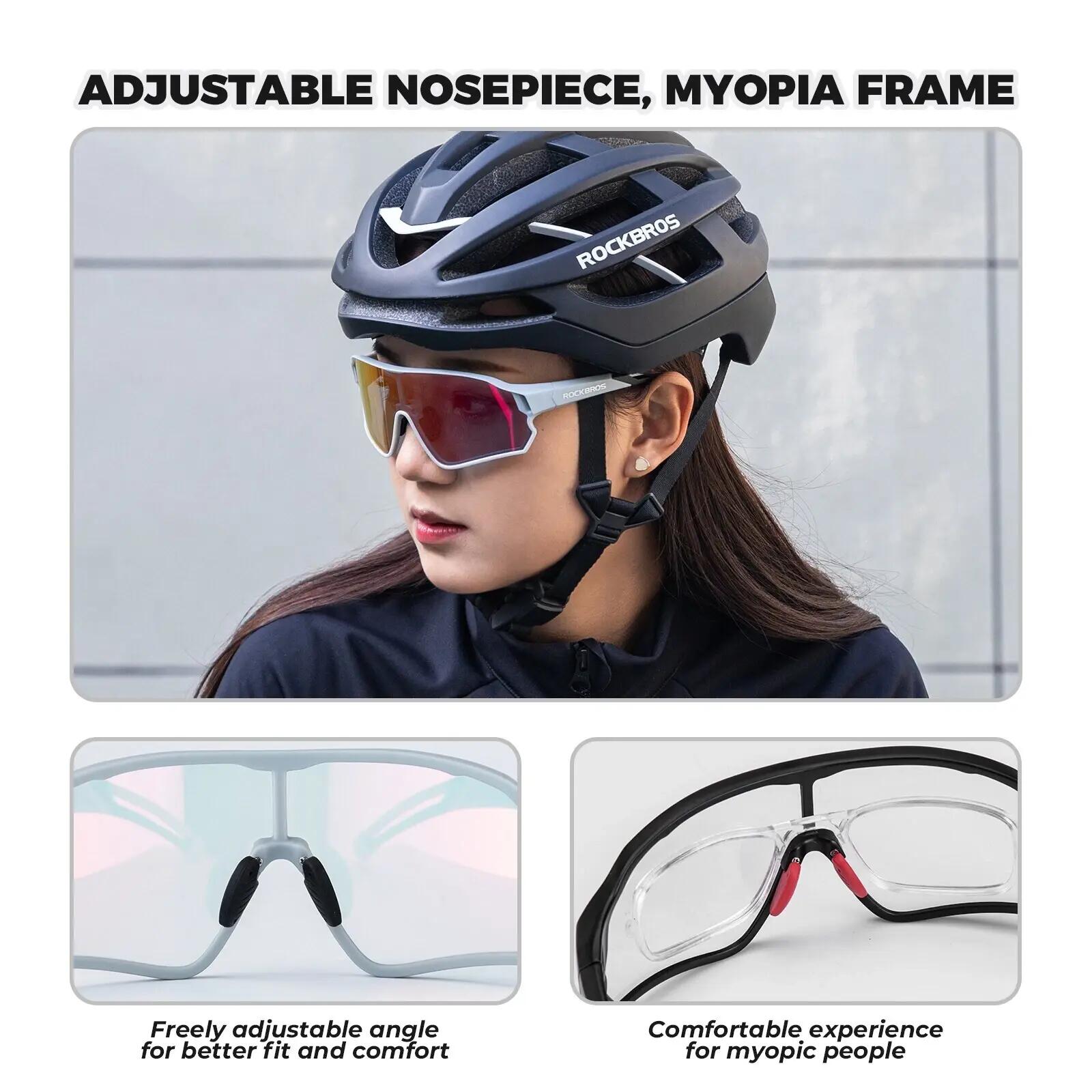 Lunettes de vélo photochromiques avec verres PC 4/6