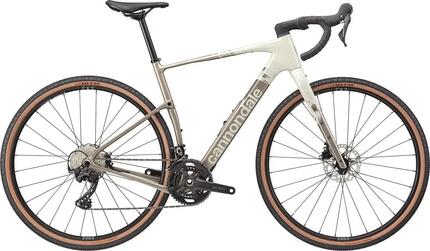 Vélo de Gravel Cannondale Topstone Carbon 3 Shimano GRX 2x12V 700mm Beige