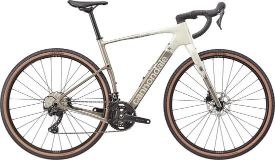 Vélo de Gravel Cannondale Topstone Carbon 3 Shimano GRX 2x12V 700mm Beige