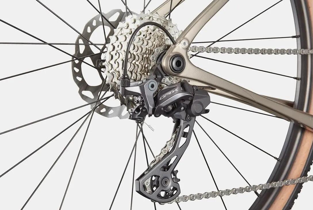 Vélo de Gravel Cannondale Topstone Carbon 3 Shimano GRX 2x12V 700mm Beige 5/7