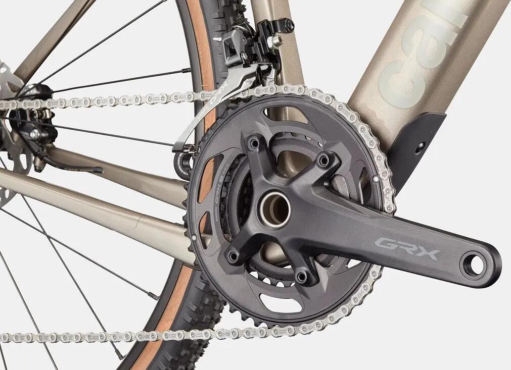 Vélo de Gravel Cannondale Topstone Carbon 3 Shimano GRX 2x12V 700mm Beige 4/7