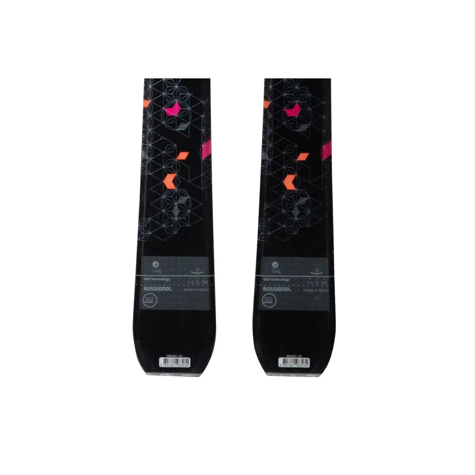 RECONDITIONNE - Ski Rossignol Attraxion + Fixations 4/4