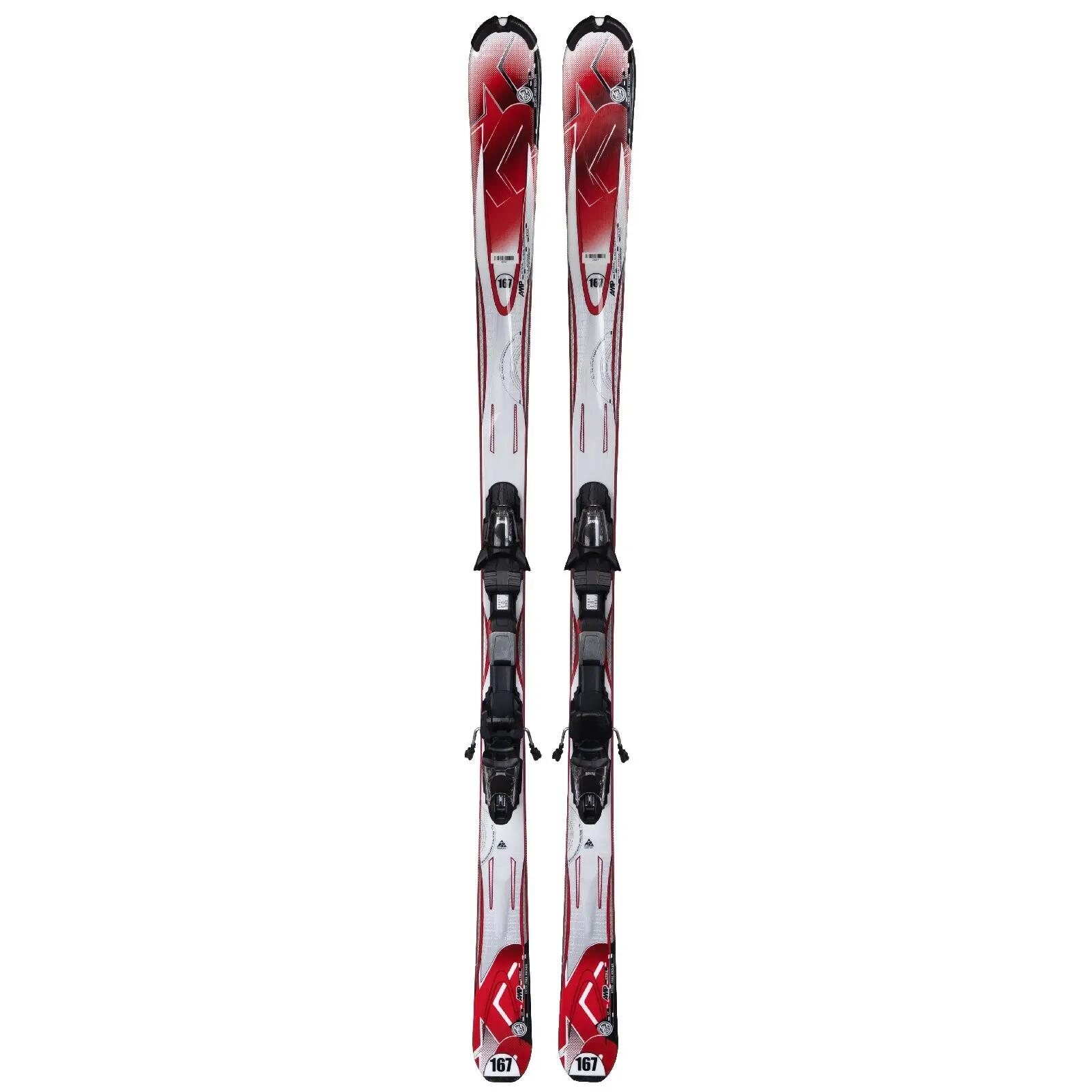 RECONDITIONNE - Ski K2 Amp Strike + Fixations 2/4