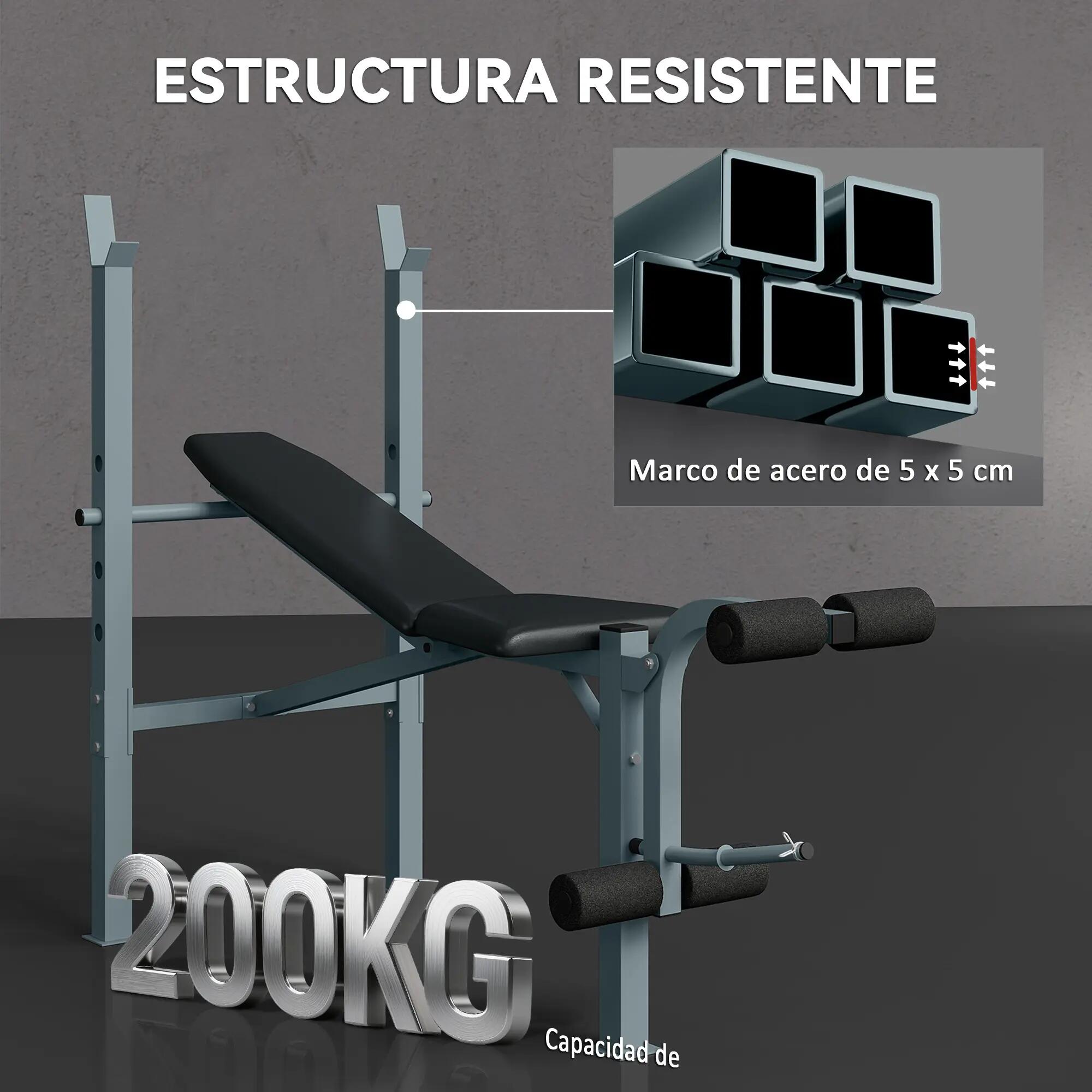 Banc de musculation à hauteur réglable, banc multifonctionnel pour la 8/9