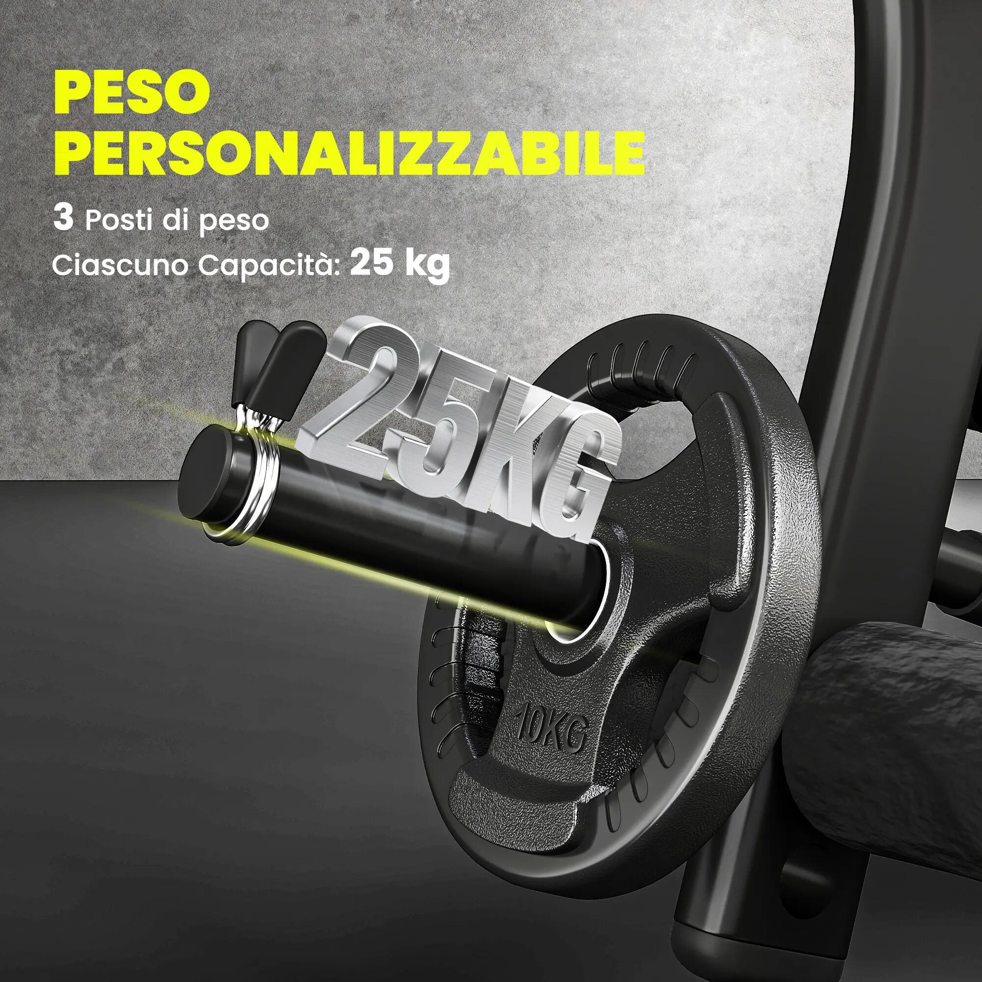 Banc de musculation multifonctionnel avec dossier réglable sur 3 niveaux 8/9