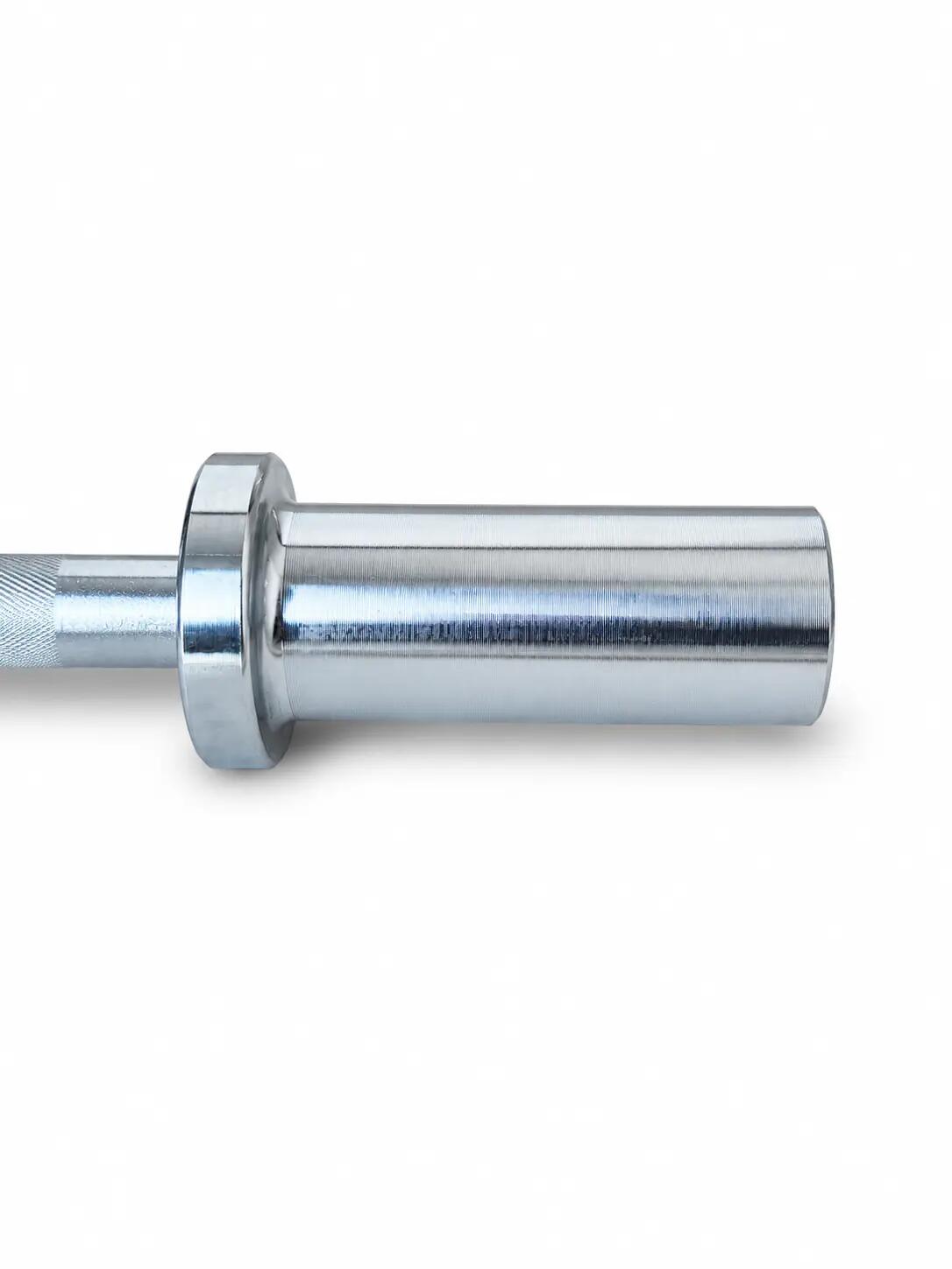 Coppia Manubri Olimpionici Caricabili 50 mm Cromato Bilanciere Palestra Fitness 8/10
