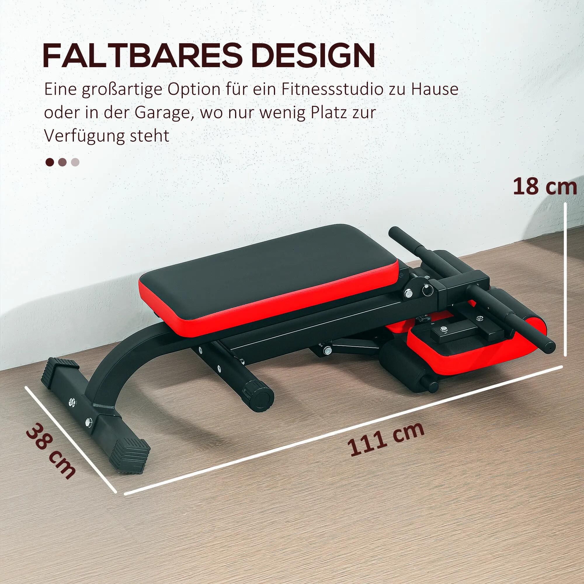 Banc d'hyperextension et de musculation de type chaise romaine, 7/9