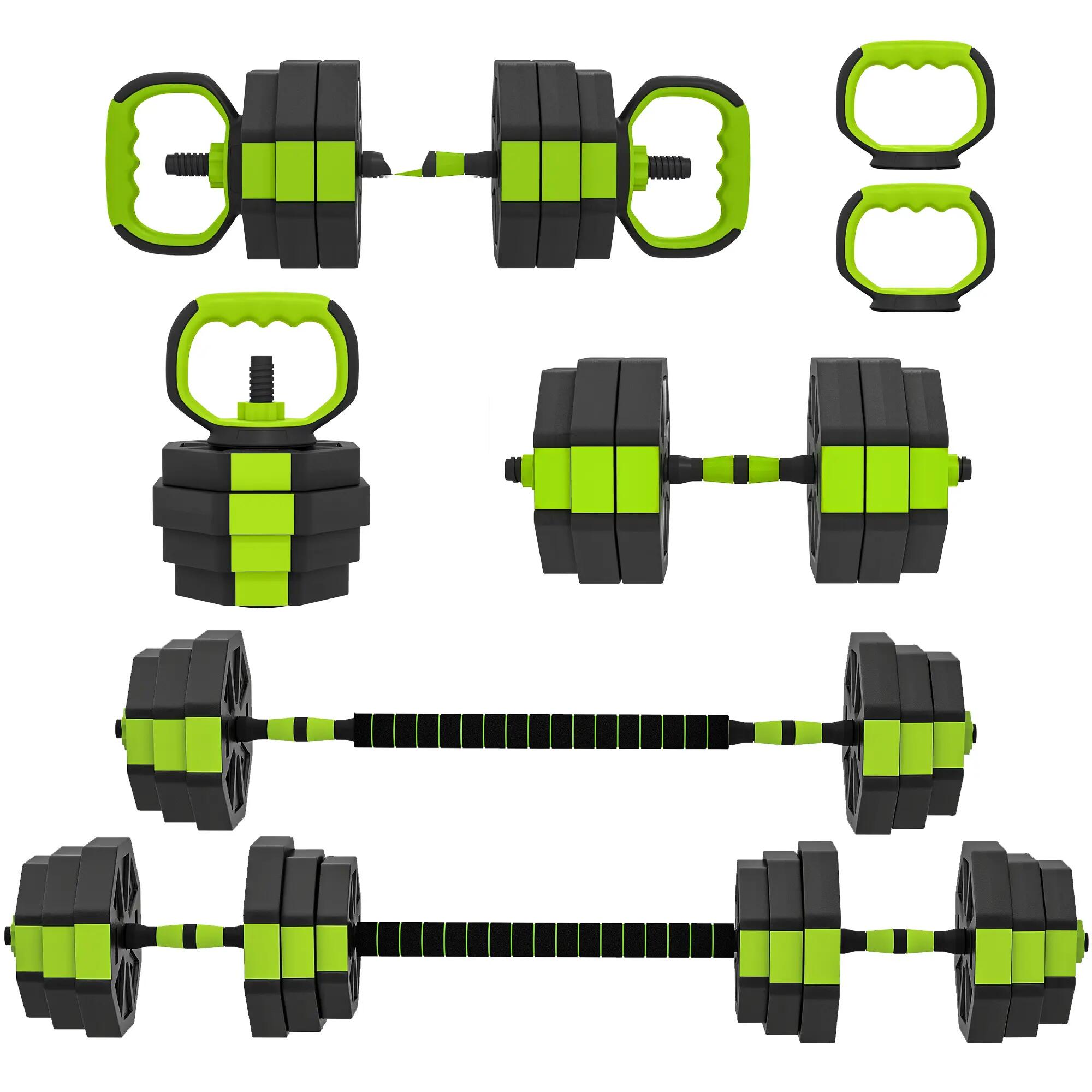Kit de musculation 6 en 1 cardio-training - multifonction - vert 2/6