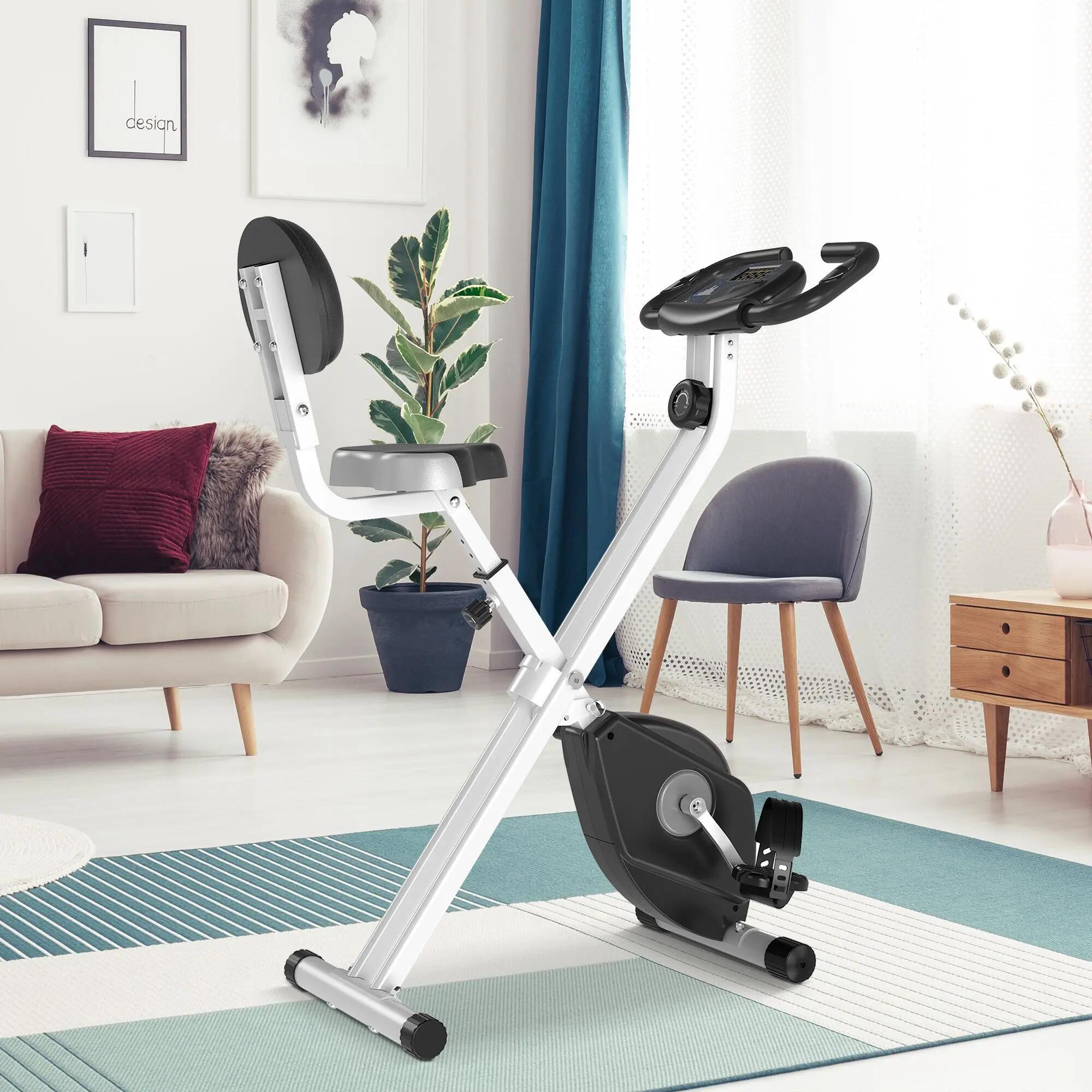 Vélo d'appartement avec 8 niveaux de résistance magnétique réglables, hauteur 4/9