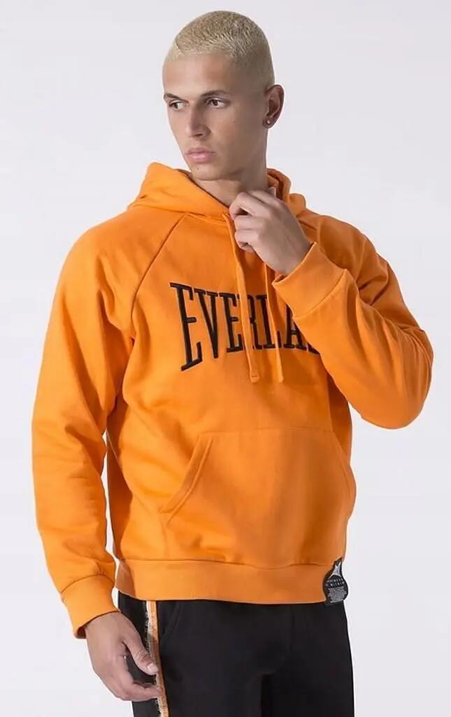 Felpa con cappuccio - Sport - Uomo - Cotone 250 g/m² - Arancione 3/5