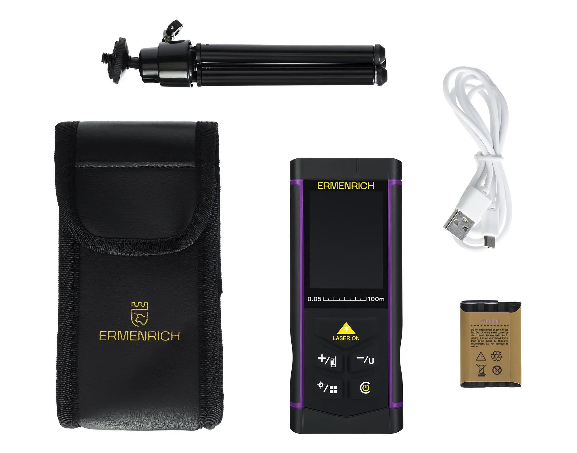 Misuratore laser Ermenrich PRO LR100, con fotocamera 2/7