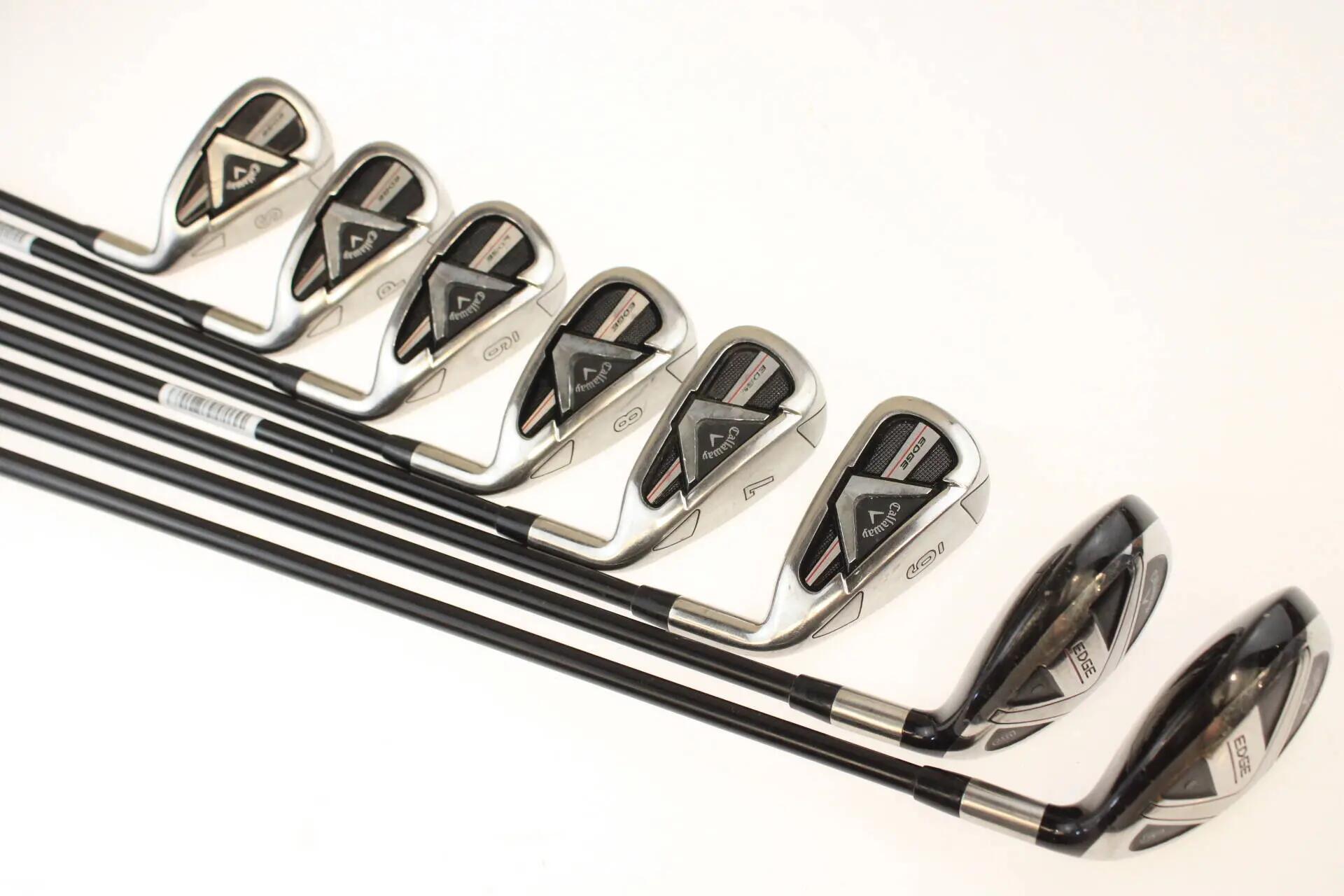 Seconde vie - Callaway Edge Combo RH 4-PW-SW (4, 5 are hybrids) Iron Set - Good 3/5