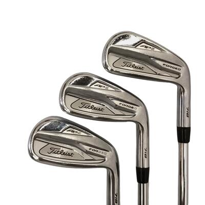 Titleist ap2 718 forged ijzerset / 3-pw+gw / flex regular / staal