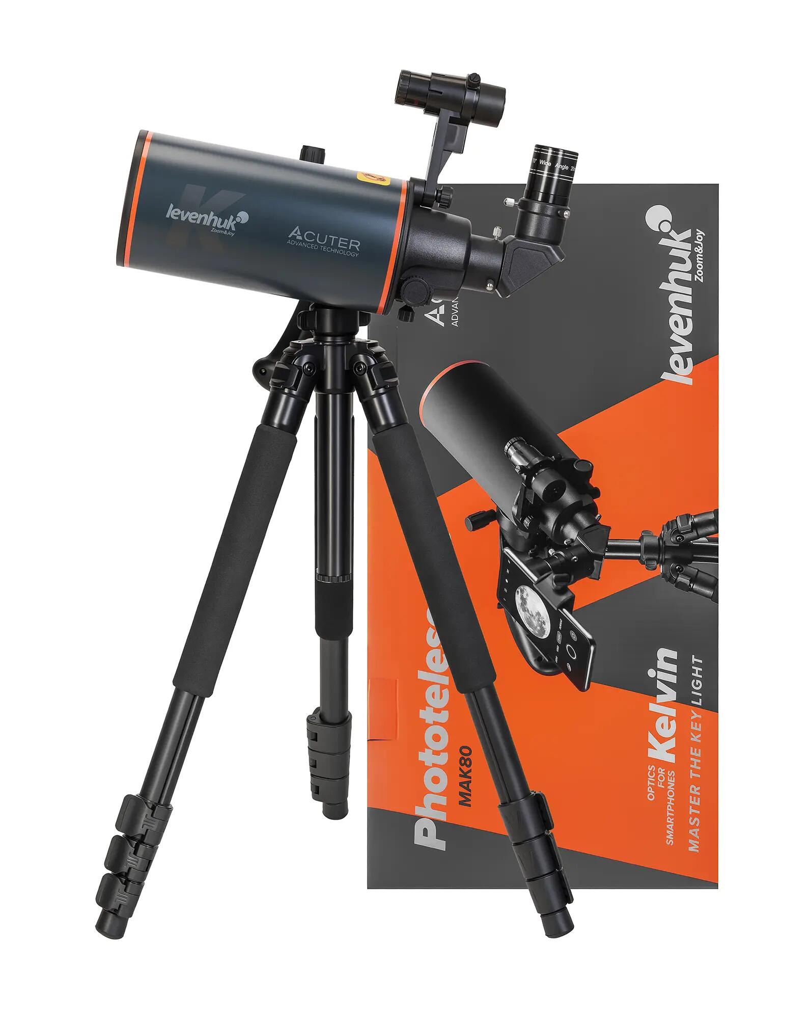 Fototelescopio Levenhuk Kelvin MAK80 AZ 2/15