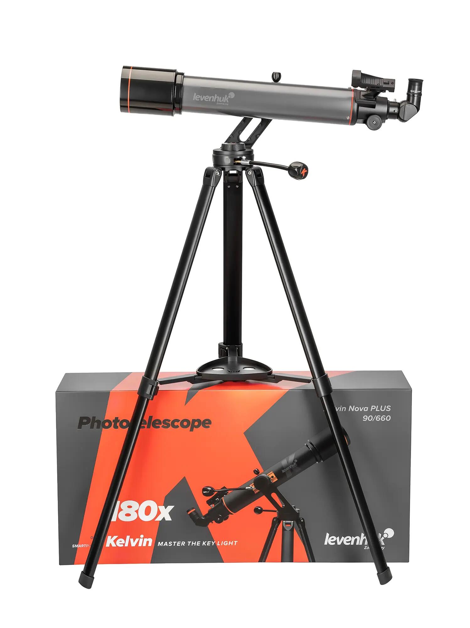Fototelescopio Levenhuk Kelvin Nova PLUS 90/660 2/15
