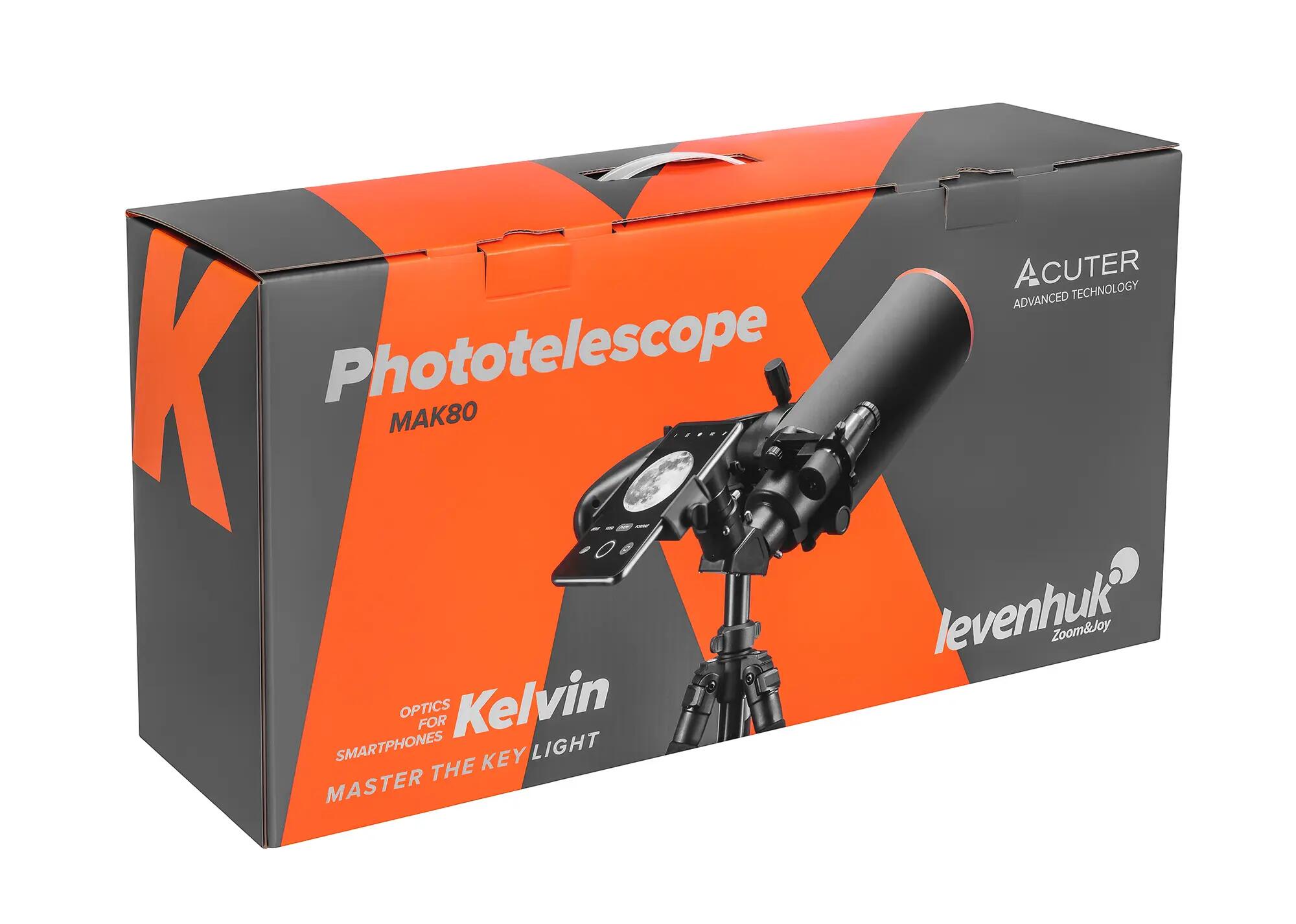 Fototelescopio Levenhuk Kelvin MAK80 AZ 14/15