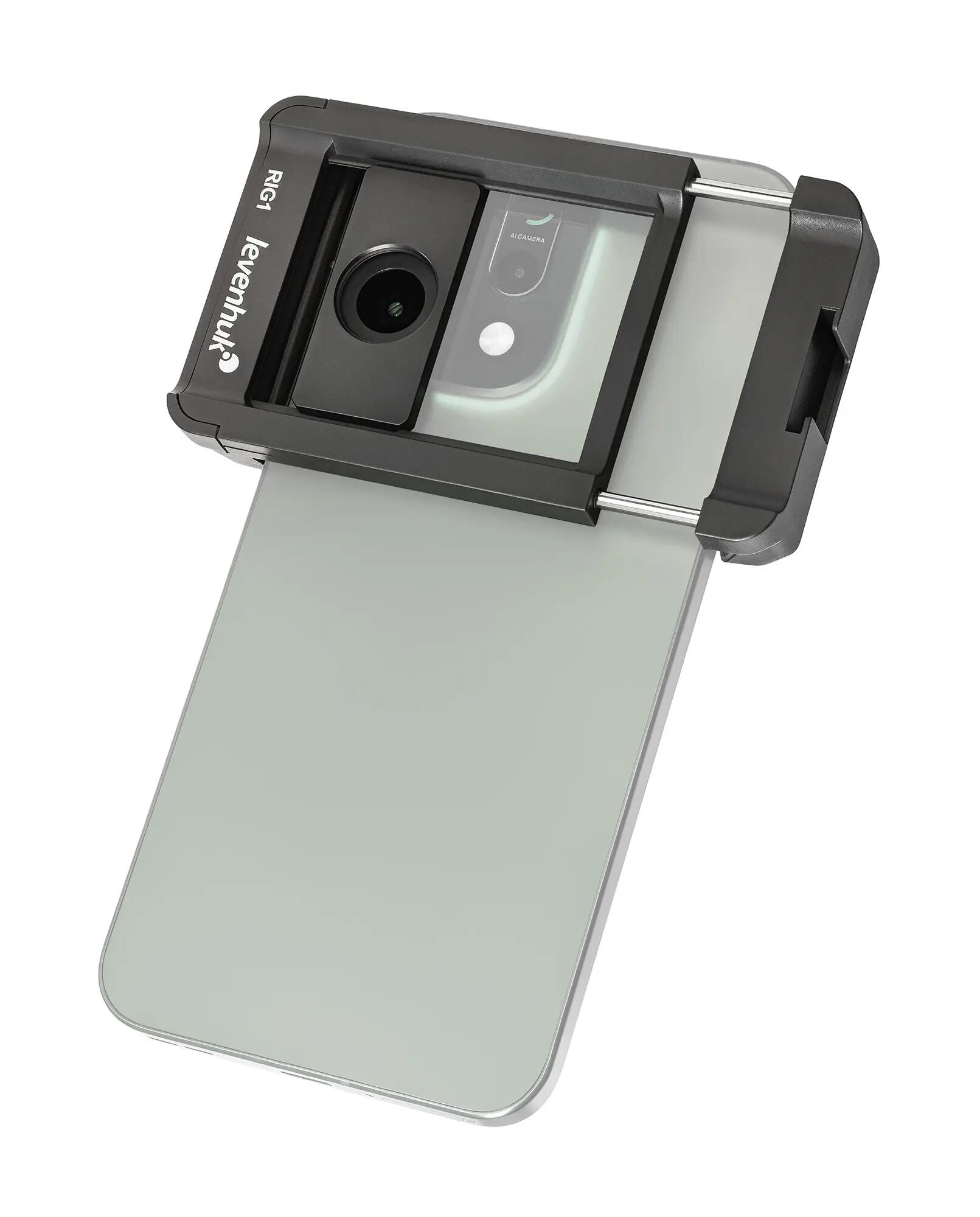 Gabbia per smartphone mini Levenhuk Kelvin RIG1 8/15