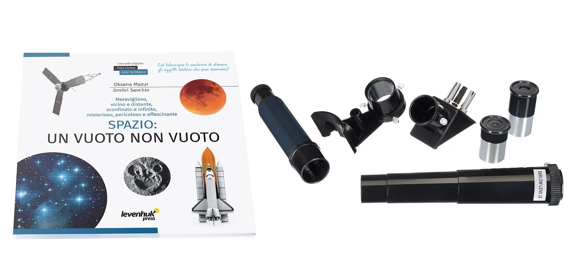 Telescopio Levenhuk Discovery Spark 506 AZ con libro in italiano 3/13