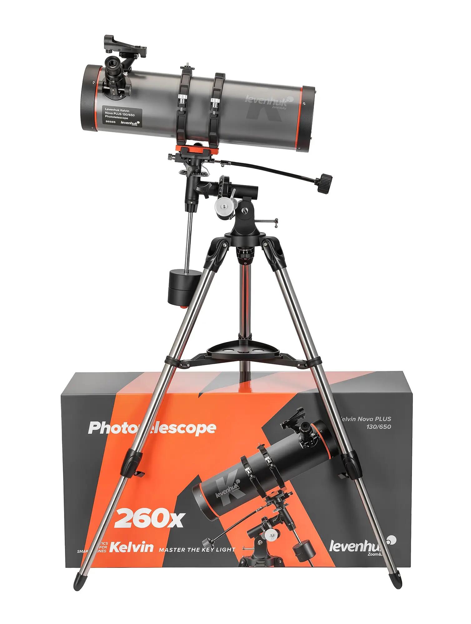 Levenhuk Kelvin Fototeleskop Nova PLUS 130/650 2/15