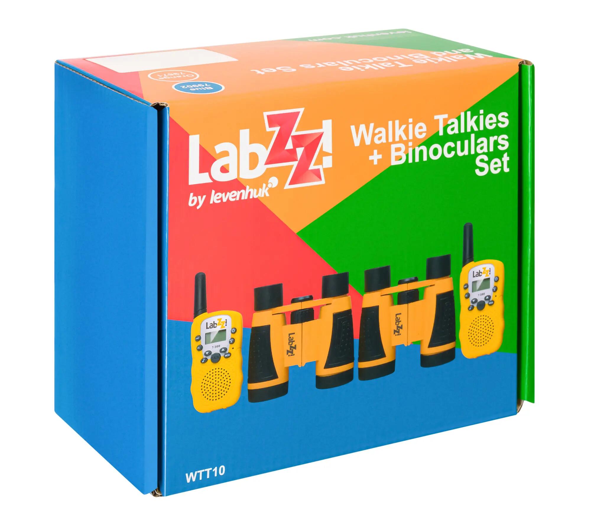 Set con walkie talkie e binocoli Levenhuk LabZZ WTT10 12/12