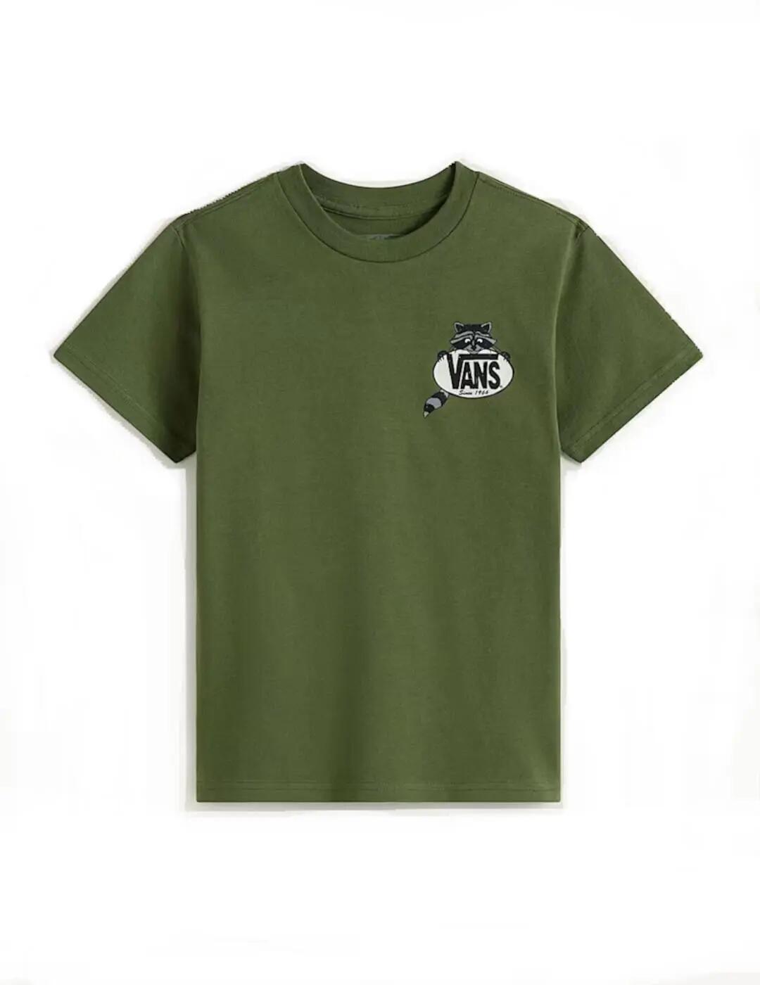 T-Shirt mit kurzen Ärmeln für Herren Vans Vn000xbqgrk1 Grün. 1/4