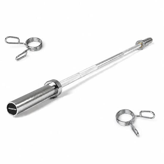 Bilanciere Olimpionico 220 cm 20 kg Ø 28 mm Palestra Fitness Sollevamento Pesi