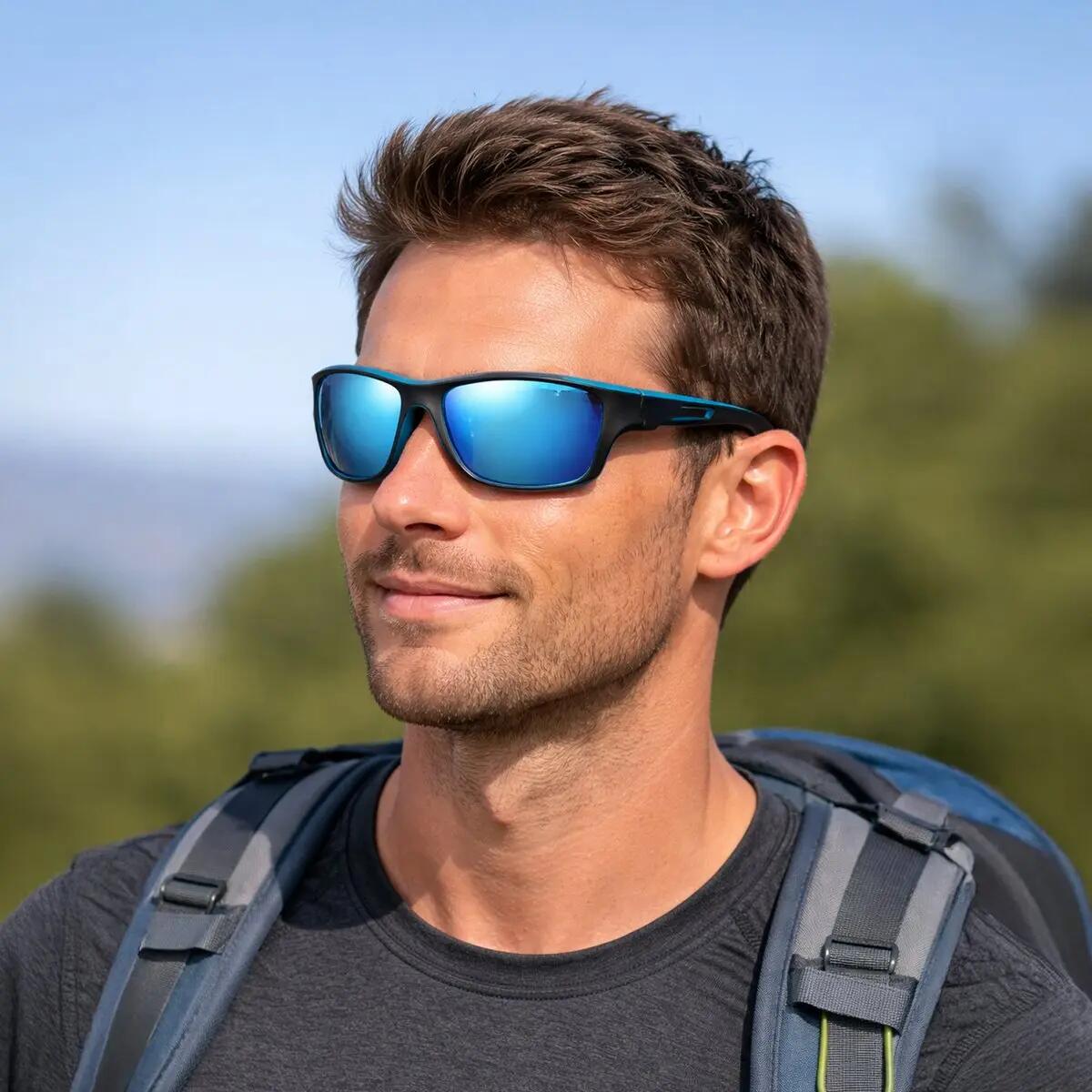 UV400 polarizált sport napszemüveg - fekete 5/6