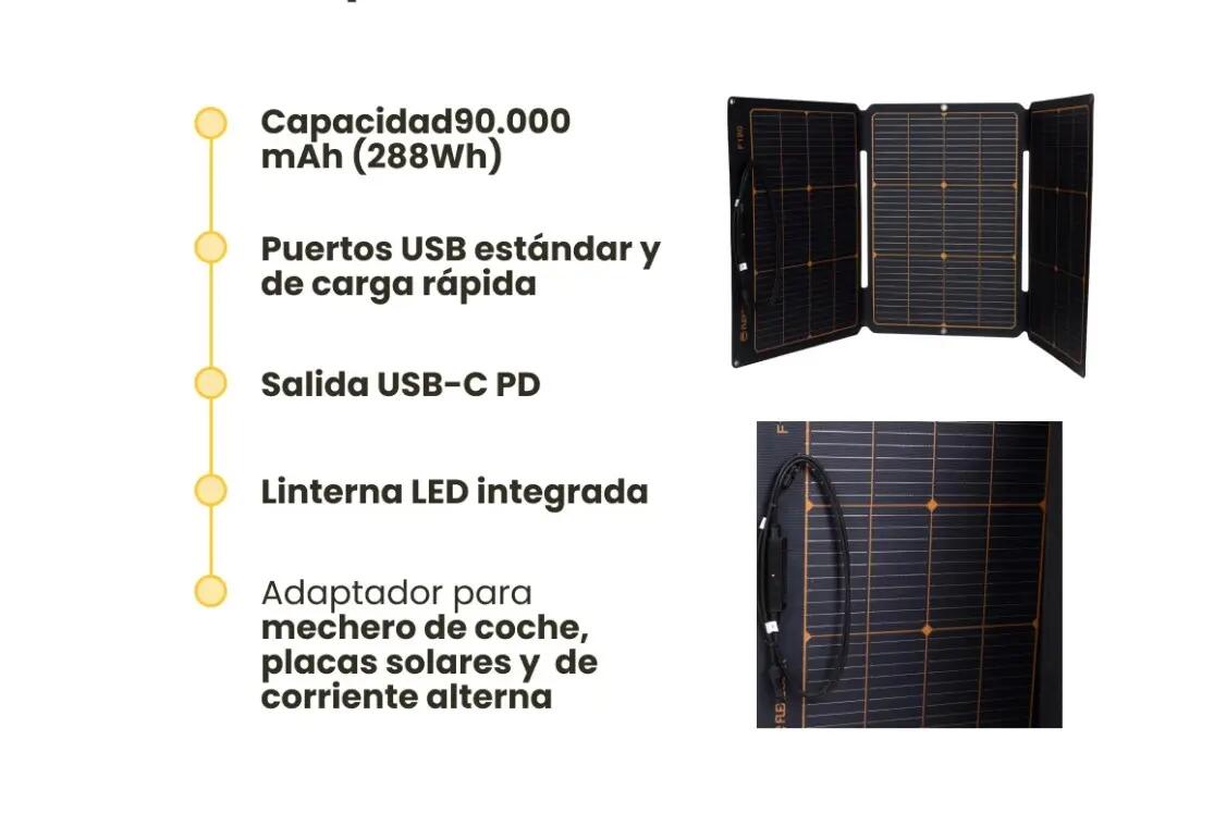 Panneau Solaire Flexible Pliable 120W Camping Silicium Monocristallin 5/5
