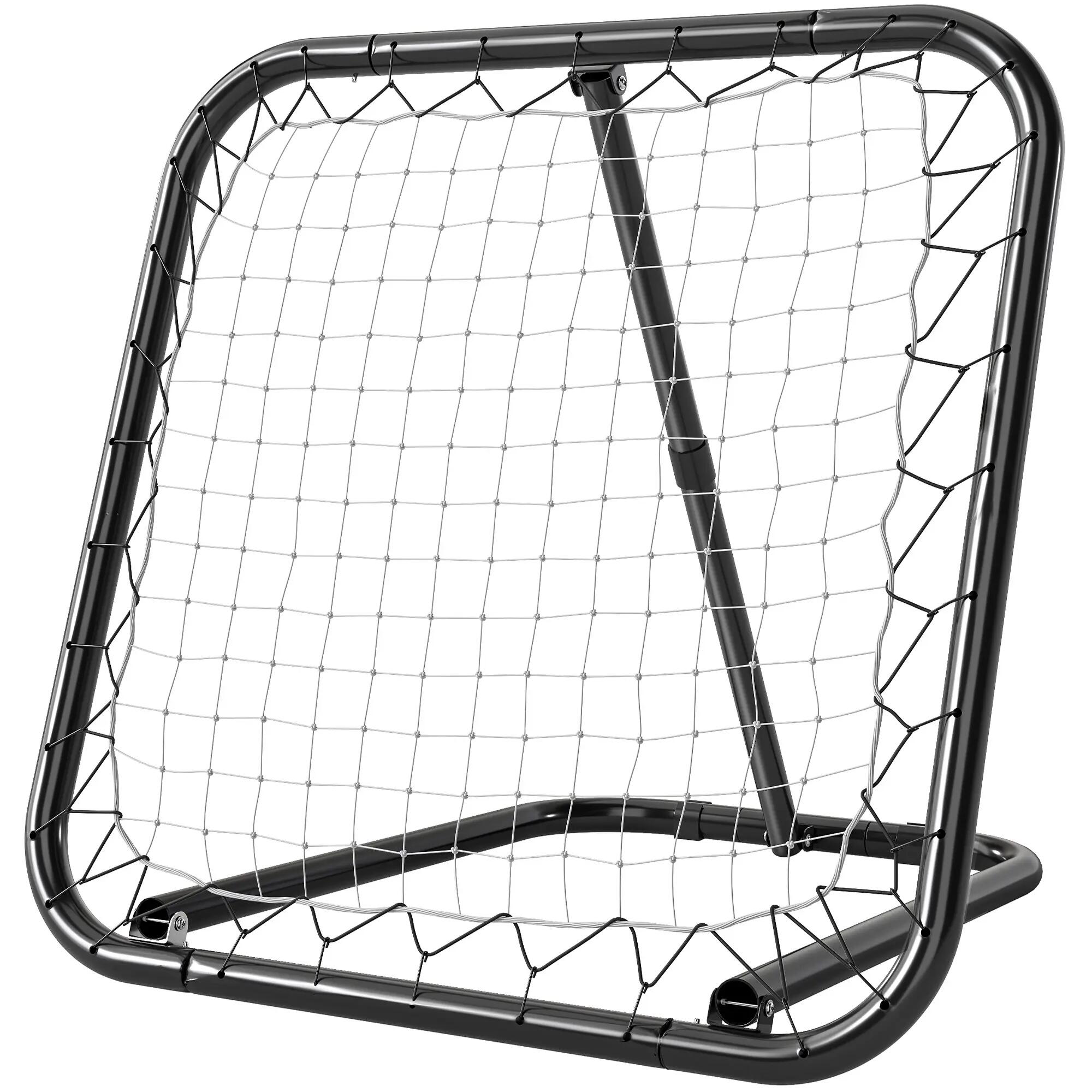Filet de rebond - football - angle réglable, pliable - noir 2/6