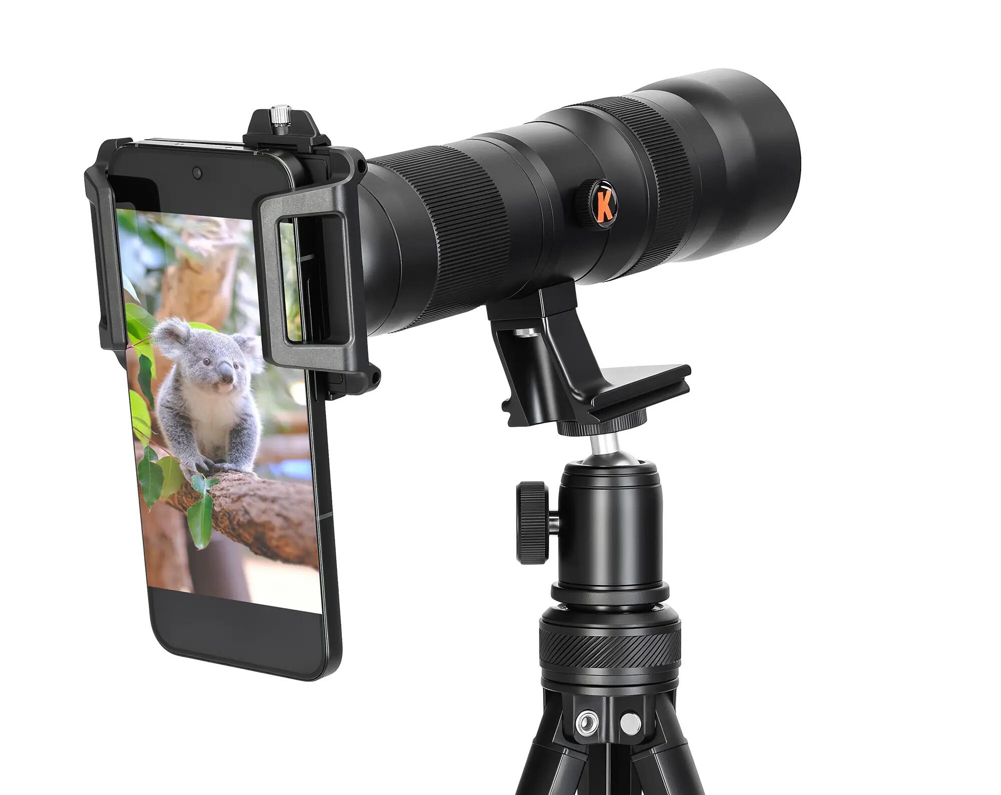 Kit teleculare per smartphone Levenhuk Kelvin TLC50 6/15