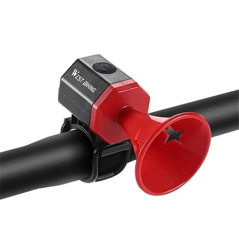WEST BIKING Zvonek na kolo s výstražným zvukem dobíjecí USB
