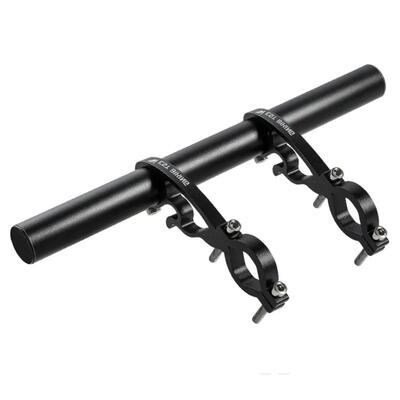 Verlenging stuur fiets aluminium dubbele klem voor lamp gps computer