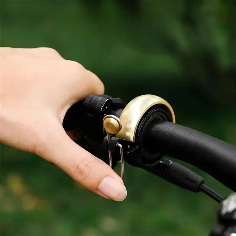 Mini sonnette de vélo en cuivre 5/7