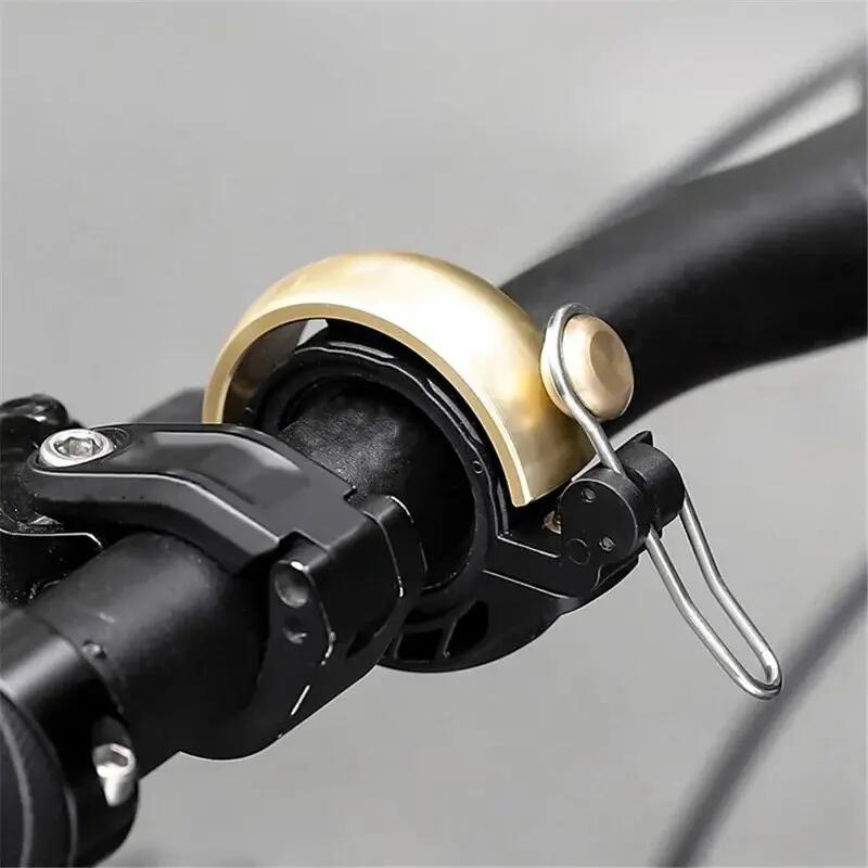 Mini sonnette de vélo en cuivre 3/7