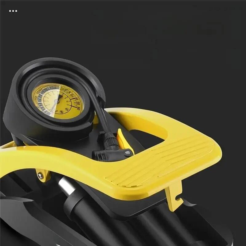 Pompe à pied haute pression à double cylindre pour vélo 7/7