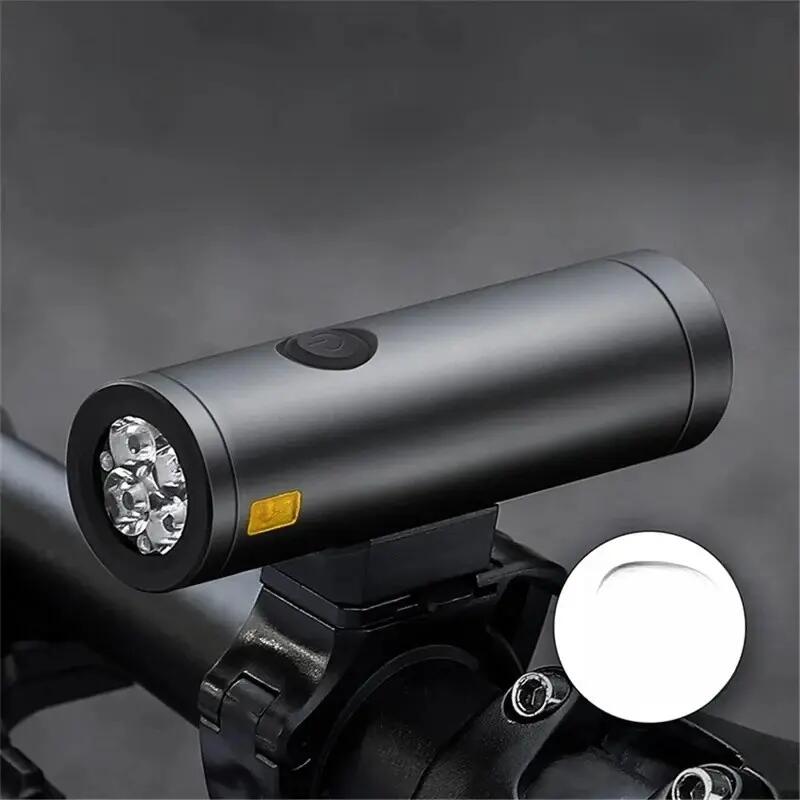 Phare avant de vélo en alliage d'aluminium étanche 4/7