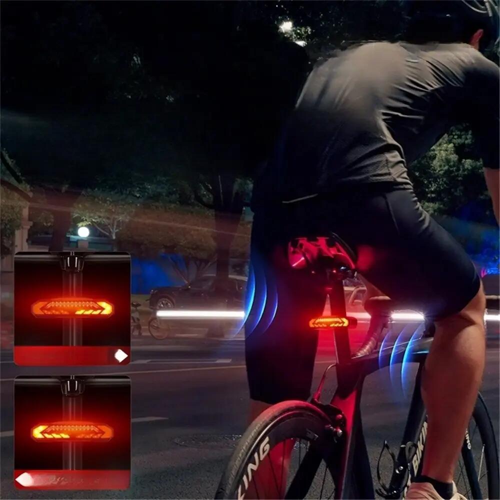 Feu arrière vélo avec alarme antivol et télécommande WEST BIKING 6/7