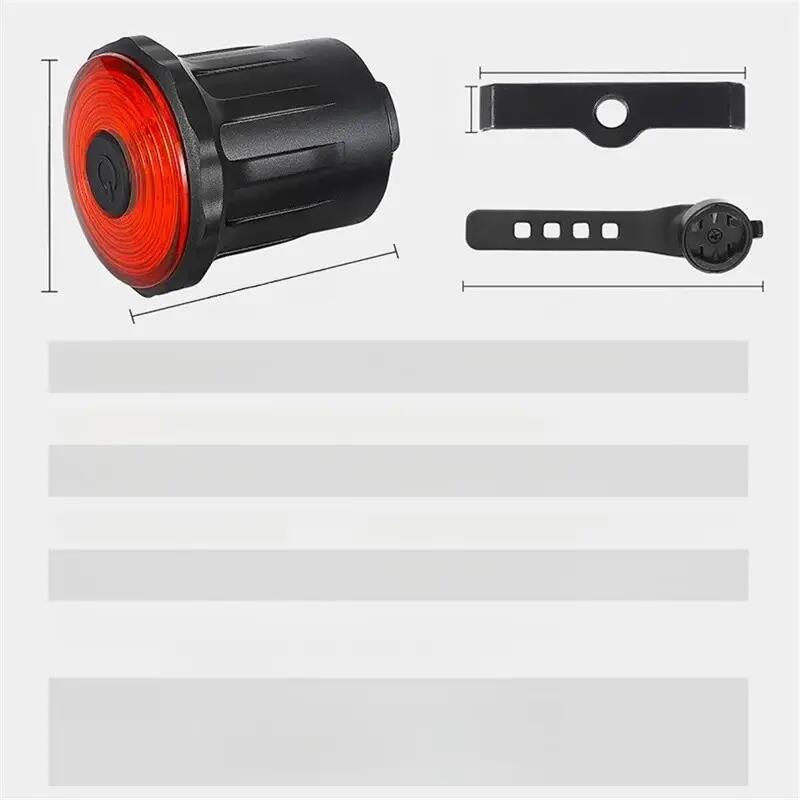 Achterlicht fiets LED oplaadbaar USB slimme reminductie 7/7
