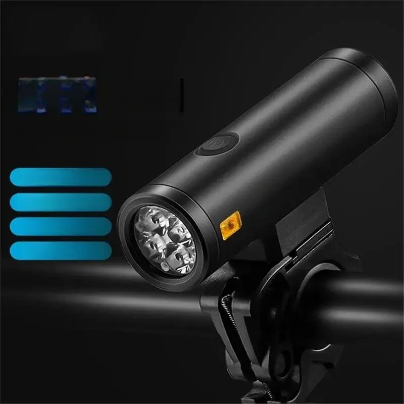 Lampe avant de vélo LED lumineuse rechargeable 2/7