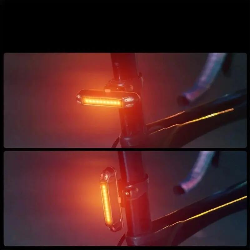 LED zadní světlo na kolo svítilna varování pro cyklistiku 3/7