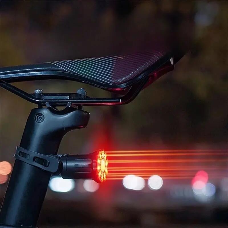Achterlicht fiets LED kleurrijk fel 5/7