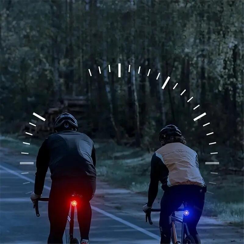 Achterlicht fiets LED kleurrijk fel 3/7