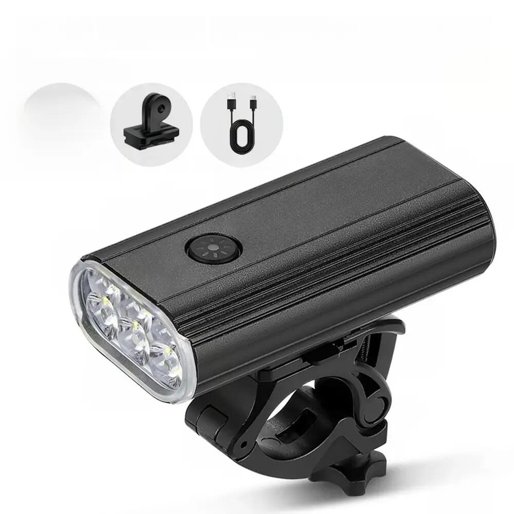 Lampa na kierownicę rowerową wysoka moc wodoodporna 7/7