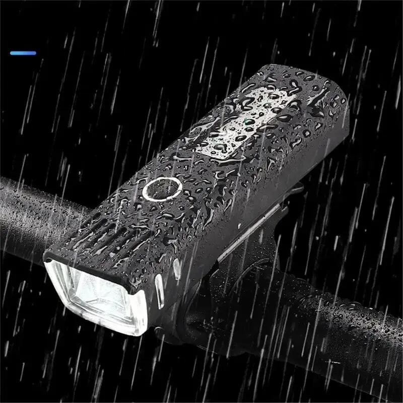 Faro bicicleta detección luz inteligente impermeable 7/7