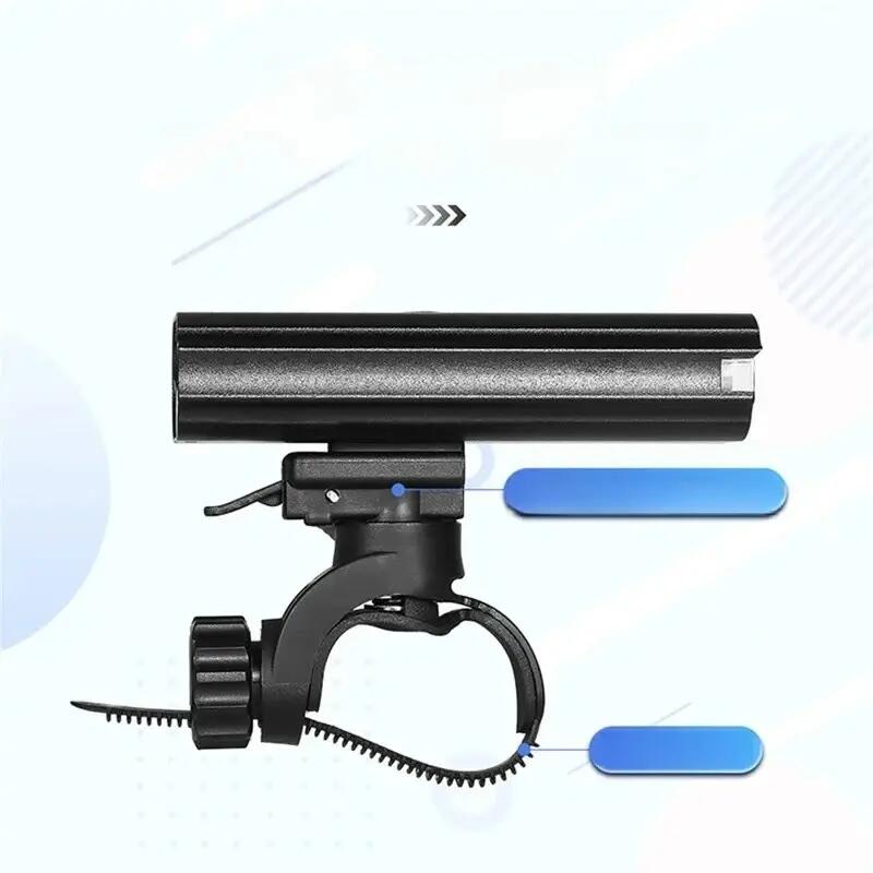 Nepromokavá dobíjecí USB lampa na kolo s displejem baterie 6/7