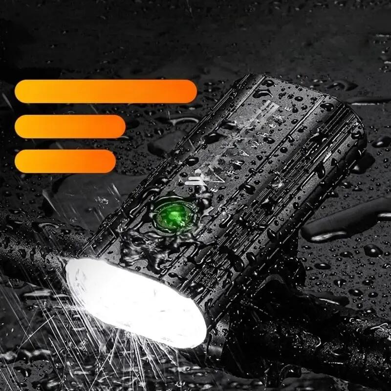 Lampa na kierownicę rowerową wysoka moc wodoodporna 5/7