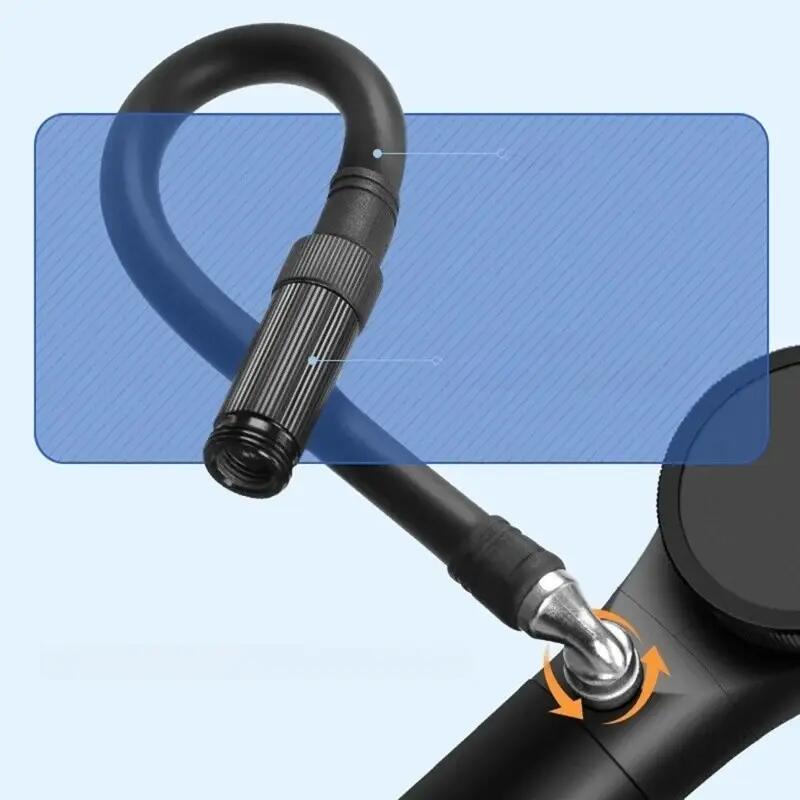 Pomp fiets draagbaar manometer Presta Schrader-ventielen 4/7