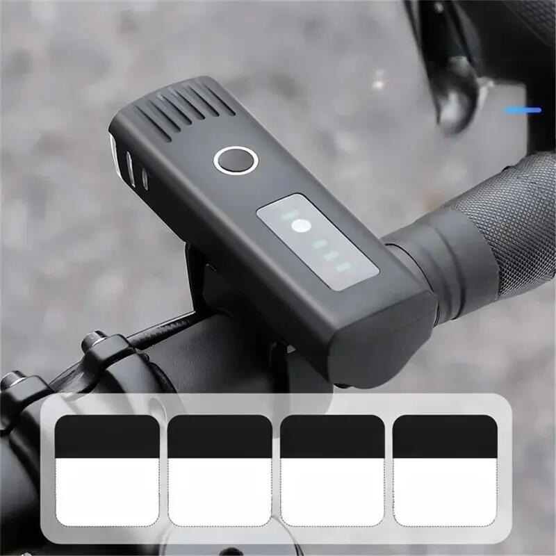 Faro bicicleta detección luz inteligente impermeable 6/7